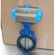 Pneumatic Actuator Wafer Type Butterfly Valve ANSI/ASTM 150lb